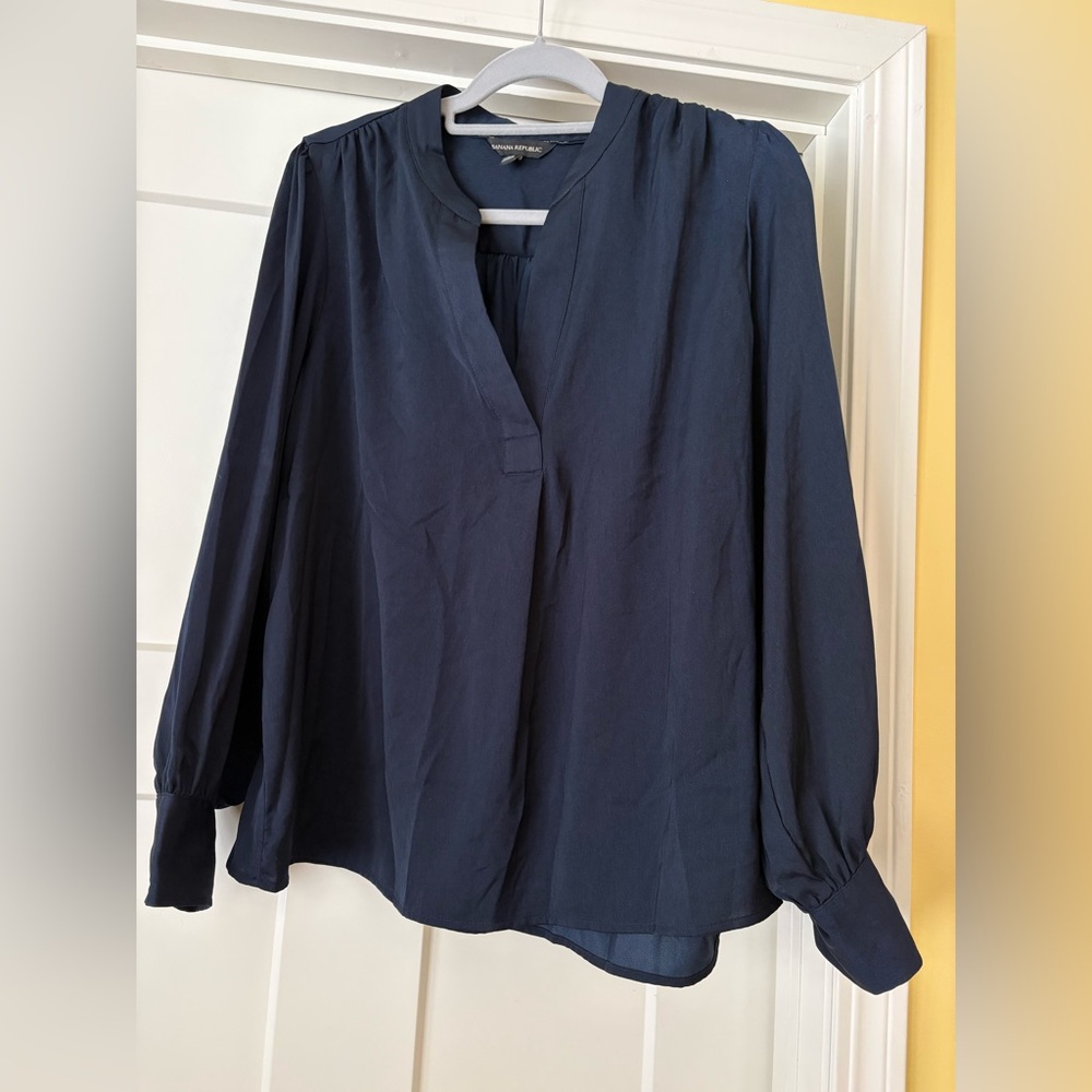 Banana Republic Dark Blue Blouse